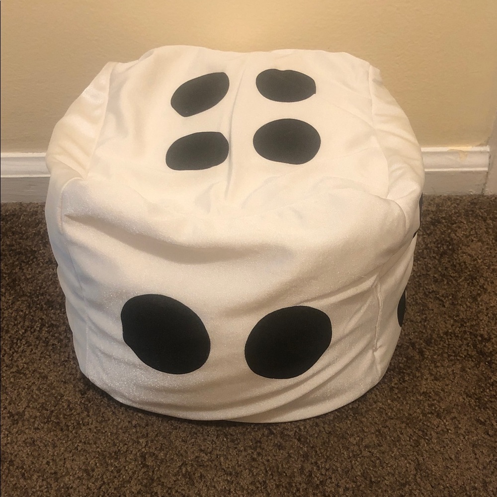 Black and White Dice Pillow